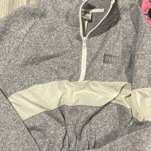 Pink size medium draw strip zip up top super cute